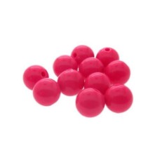 Bola 12 mm Acrilico Pink 25 g aprox. 25  unidades