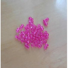 Cristal 04x3 mm Pink Flat 50 unidades