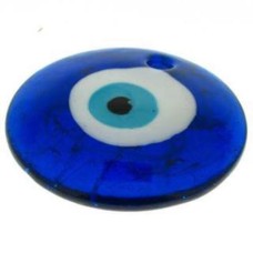 Murano Olho Grego 87 mm Azul  1 unidade