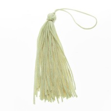 Tassel 8 cm Bege 1 Unidade