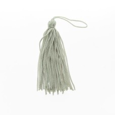 Tassel 8 cm Cinza 1 Unidade