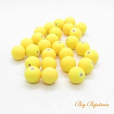 Bola 10 mm emborrachada amarelo  25 gramas