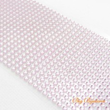 Cartela autocolante cristal rosa 3 mm 800 unidades