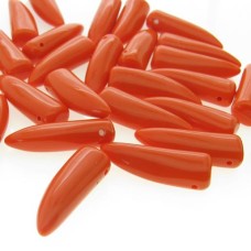 Dente de resina laranja 10x30 mm 25gr aprox. 15 unidades 