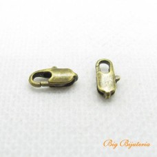 Fecho italiano ouro velho 10x5mm 10 unidades