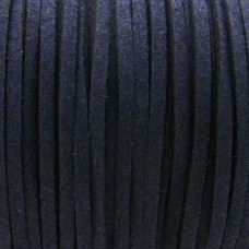 Cordão de Camurça 3 mm Azul Marinho 5 metros