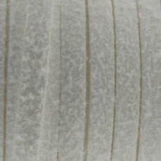 Cordão de Camurça 3 mm Branca 5 metros