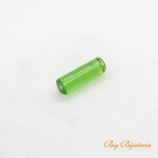 Murano 30x11 mm verde transparente uma unidade