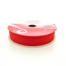 Fita Organza Vermelho 16 mm 10 metros