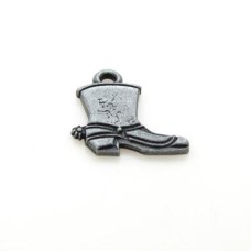 Pingente Níquel Velho 20x20x02 mm Bota 3  unidades