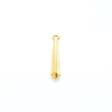 Pingente Ouro Flash 40x05x03 mm 3  unidades