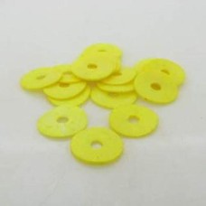 Disco Resina Amarelo Fluorescente 16 mm 10 g 76  unidades