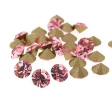 Strass Oktant Premium SS12 Light Rose 10 unidades