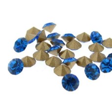 Strass Oktant Premium SS12 Sapphire 10 unidades