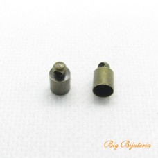 Terminal ouro velho 05x10 mm furo 5mm 10 unidades