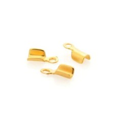 Terminal Ouro Flash 5x2 mm 10  unidades